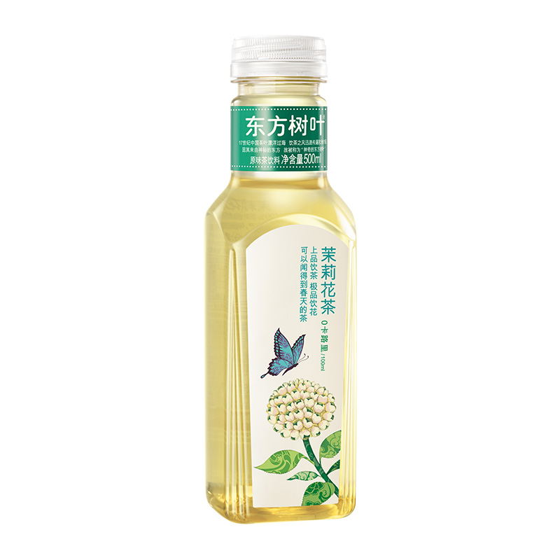 农夫山泉东方树叶500ml*4瓶红茶绿茶乌龙茶茉莉花茶青柑普洱 - 图3