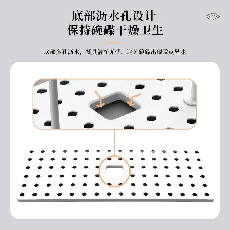 碗架厨房碗碟收纳架家用可伸缩橱柜抽屉内置餐盘具分格沥水置物架,淘宝优惠券,粉丝福利购,淘宝优惠卷