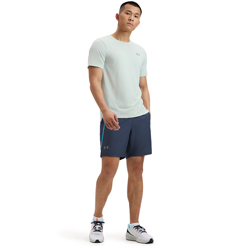 安德玛官方UA Launch 男子跑步运动透气7英寸干爽短裤1382620
