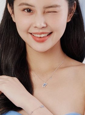 王俊凯同款小螃蟹银手链送女友