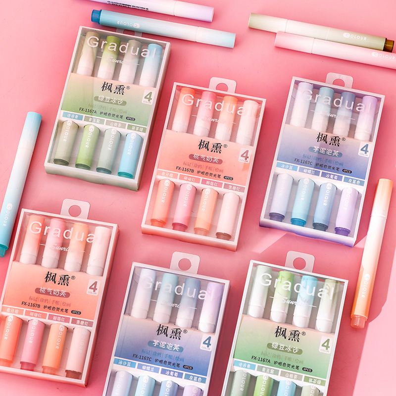 高颜值荧光笔小学生奖品初高中课堂礼品奖励全班实用文具礼物开学 - 图0