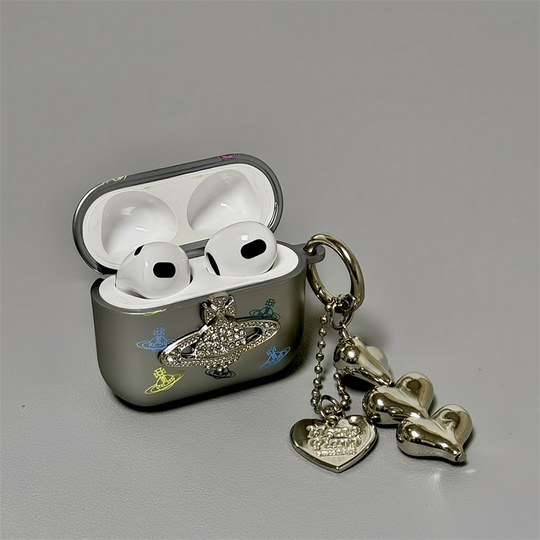 Suitable for Airpods Silver Queen Mother Headphone Case
