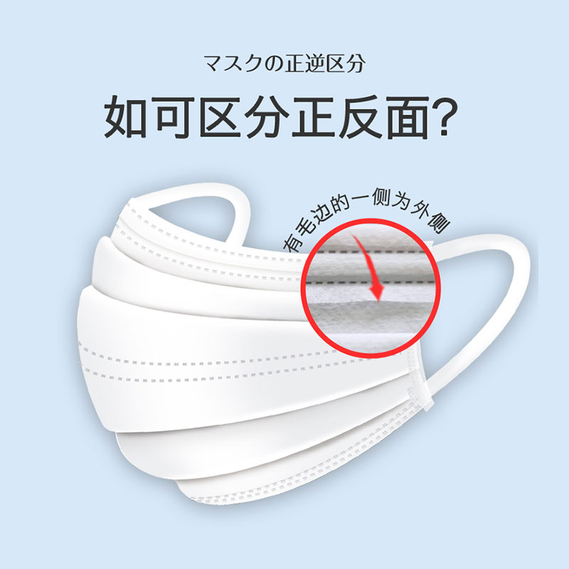 日本Masto一次性口罩女士小脸专用小尺寸高颜值白色显脸小 - 图0