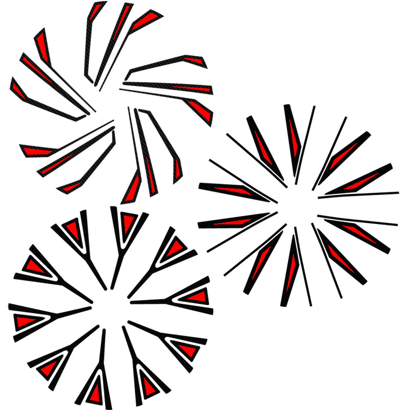 魂速适用于速腾轮毂贴改装贴纸20192021汽车个性创意订制反光贴花 - 图0