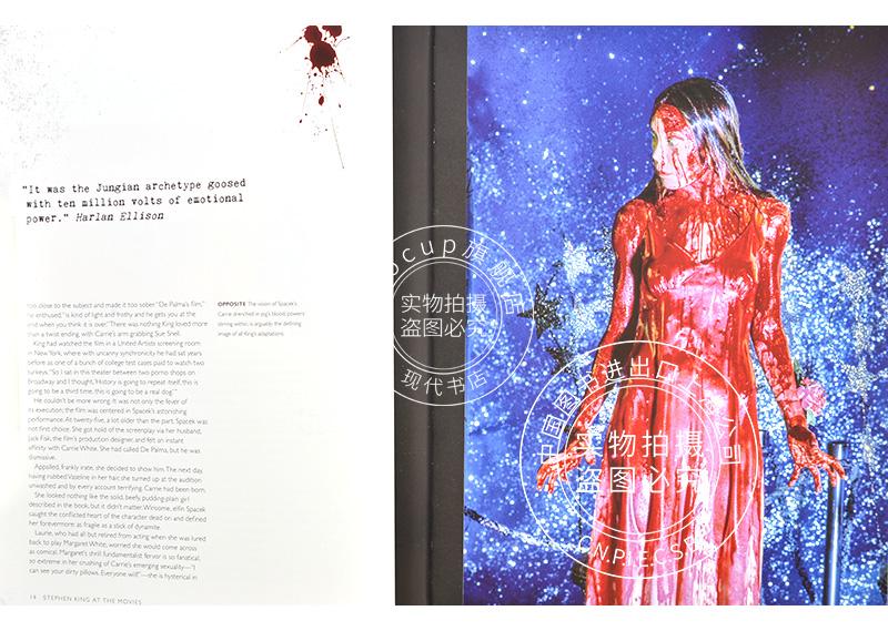 现货 史蒂芬金美剧电影艺术画册设定集 英文原版 Stephen King at the Movies 史蒂芬金小说改编影视剧全回顾设定 精装 惊悚