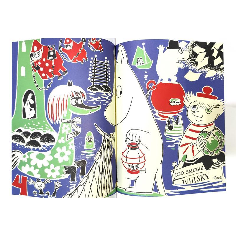 姆明一家 姆明山谷的世界 80周年纪念版 儿童绘本故事书 英文原版 The Moomins: The World of Moominvalley 托芙·扬松 Tove Jans