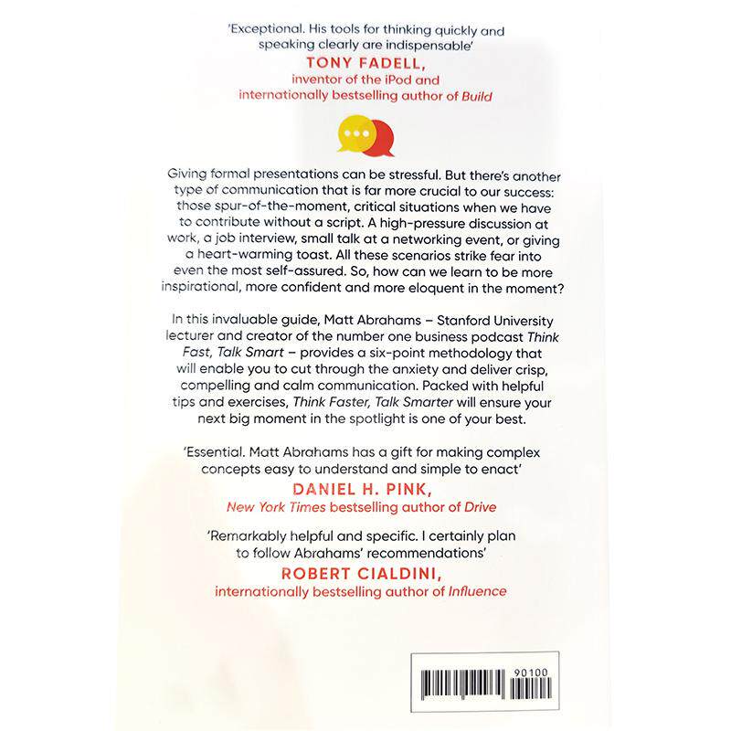 现货 更快地思考,更聪明地交谈 马特亚伯拉罕 英文原版 Think Faster, Talk Smarter