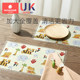 Disposable portable baby placemats for going out to children