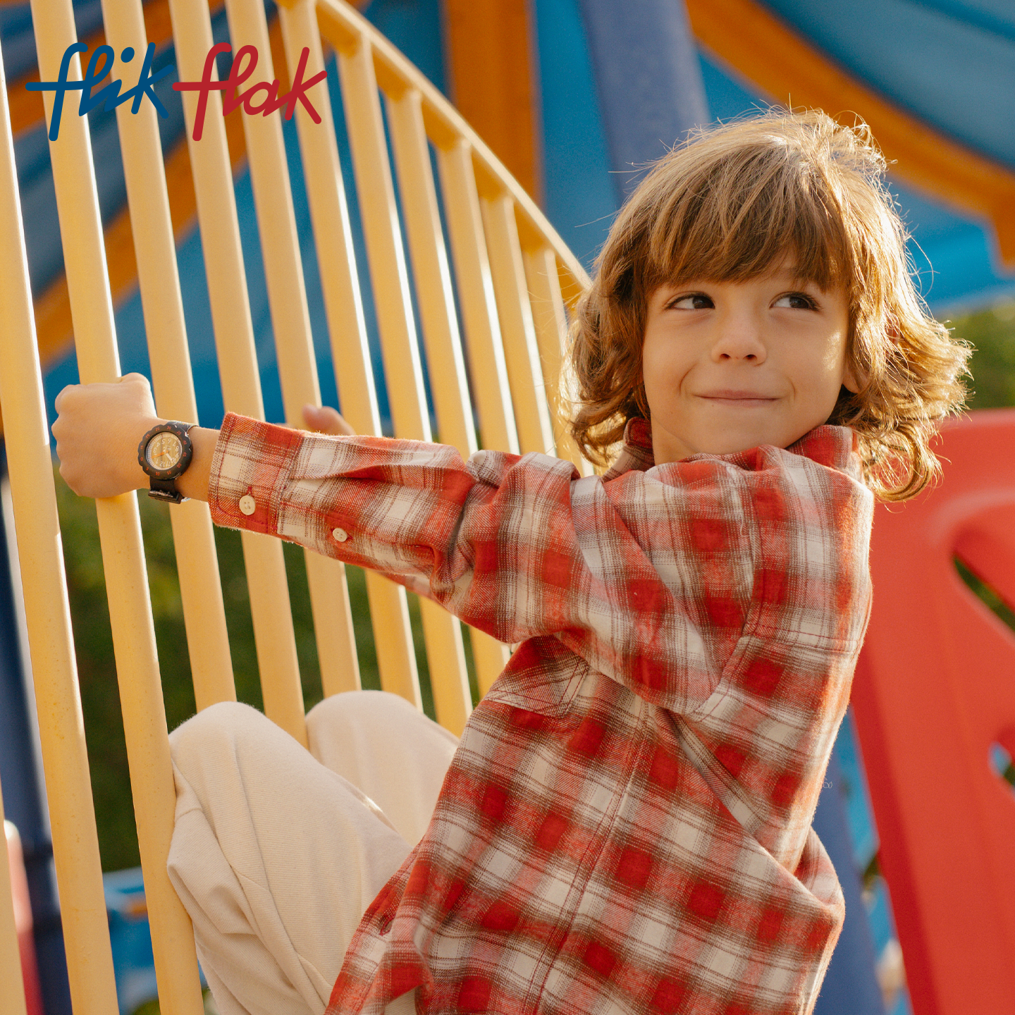 Flik Flak飞菲Swatch集团瑞士儿童手表大表盘学生运动表新年礼物,淘宝优惠券,粉丝福利购,淘宝优惠卷