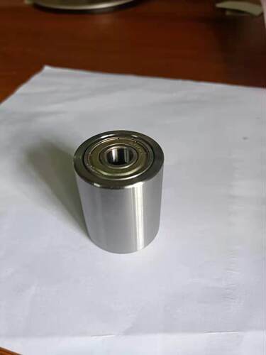 不锈钢轮无动力滚筒双轴承从动轮砂带机轮被动轮轨道轮压轮传动轮 - 图3