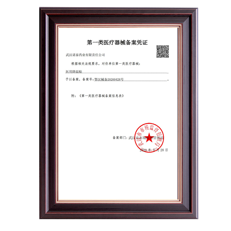 医用退热降温贴物理提神醒脑冰贴 禾华保健用品冷热敷器具（器械）