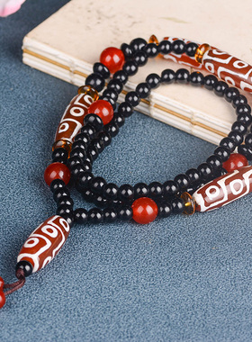 民族风天珠玛瑙项链西藏风情传统