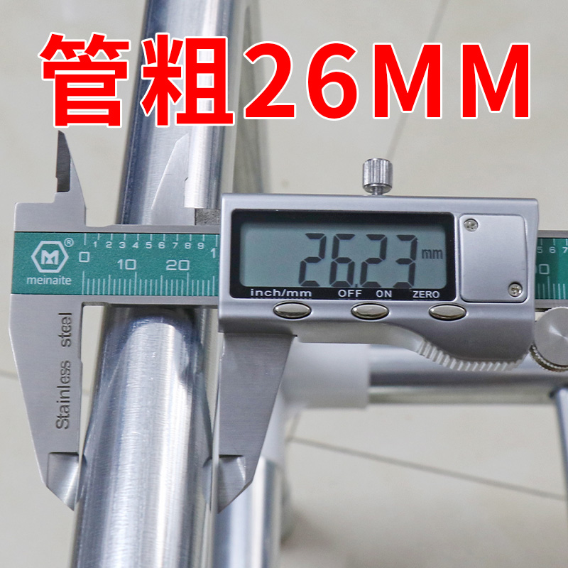 26MM衣柜卧室家用出租房屋简易布衣柜结实耐用钢管加粗小户型衣橱 - 图1