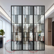 Art Glass Starter Genguan Living-room Makeup Room Screen Custom Tempered Frosted Light Transmission Minima Light Extravagant Partition Wall