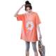 Maternity summer suit short sleeve t-shirt thin large size