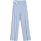 Maternity pants ice silk summer thin wide leg pants casual