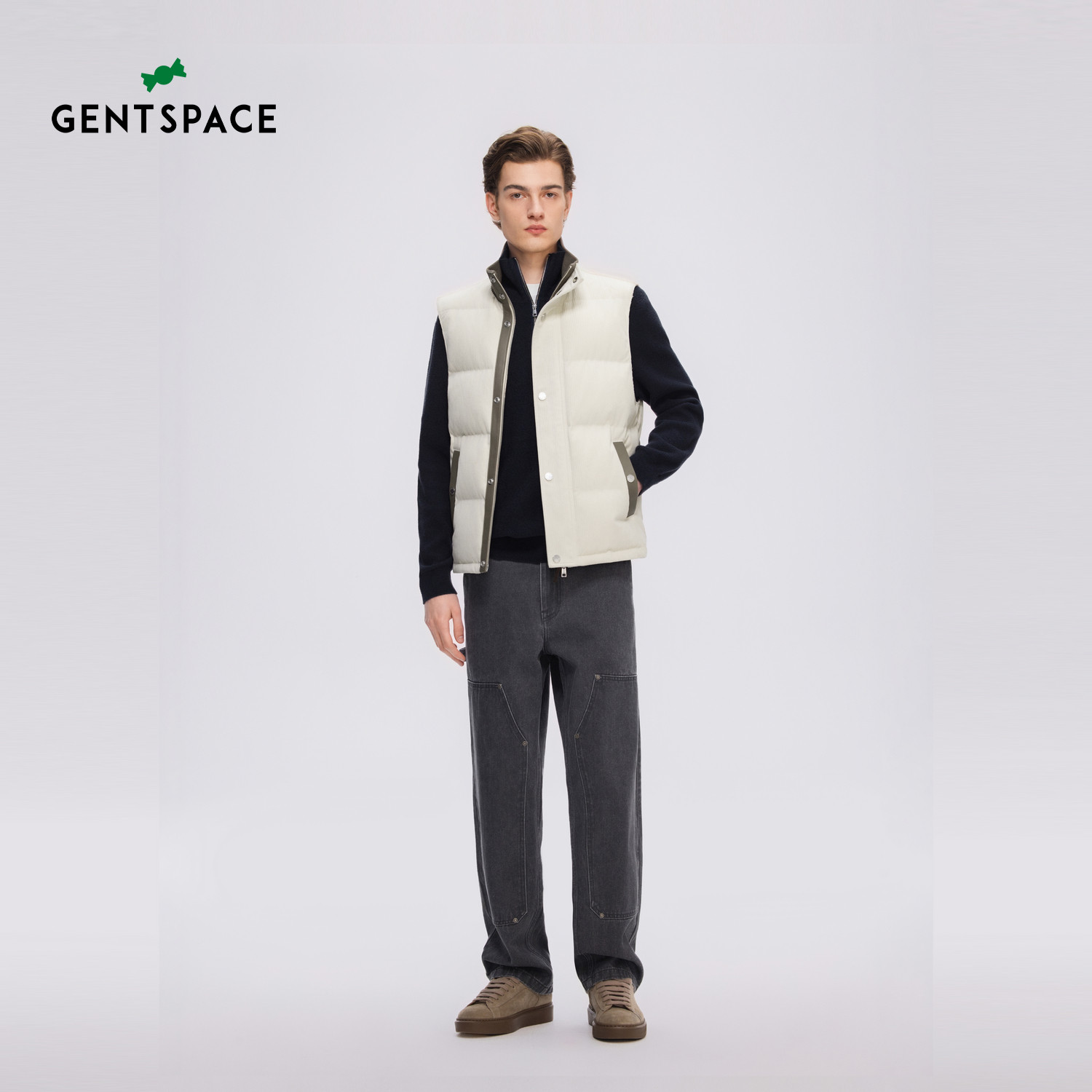 GENTSPACE2025年秋冬新品男士羽绒马甲,淘宝优惠券,粉丝福利购,淘宝优惠卷