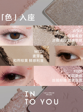 INTOYOU四事烟火眼影盘四色哑光