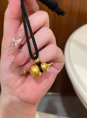 金包银葫芦吊坠古法拉丝人生四美