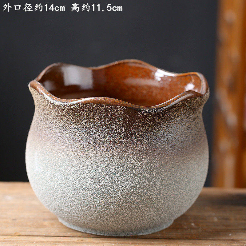 复古个性群生大口径多肉花盆套装组合陶瓷粗陶绿萝绿植拼盘花盆,淘宝优惠券,粉丝福利购,淘宝优惠卷