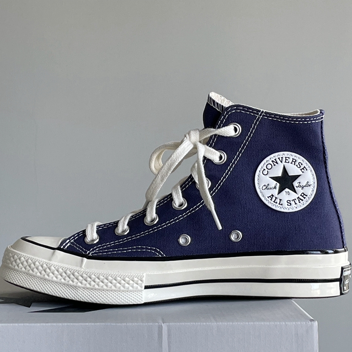 匡威Converse 1970s尖头夏秋季海军蓝高低帮帆布鞋A04589 A04592c