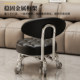 Children's toddler stool, household pulley low stool, round stool, beautiful seam low stool, small bench, foot bath stool, shoe changing stool
