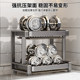 Stainless steel multi-function dish storage rack