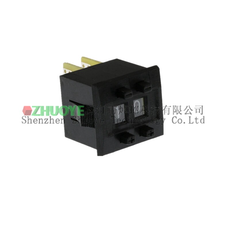 编码数字开关8421C 拨码0-9 拨盘 5个触点 1/2/3/4位带挡板 黑色,淘宝优惠券,粉丝福利购,淘宝优惠卷