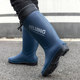 British fashion non-slip rain boots thickened wear-resistant water shoes