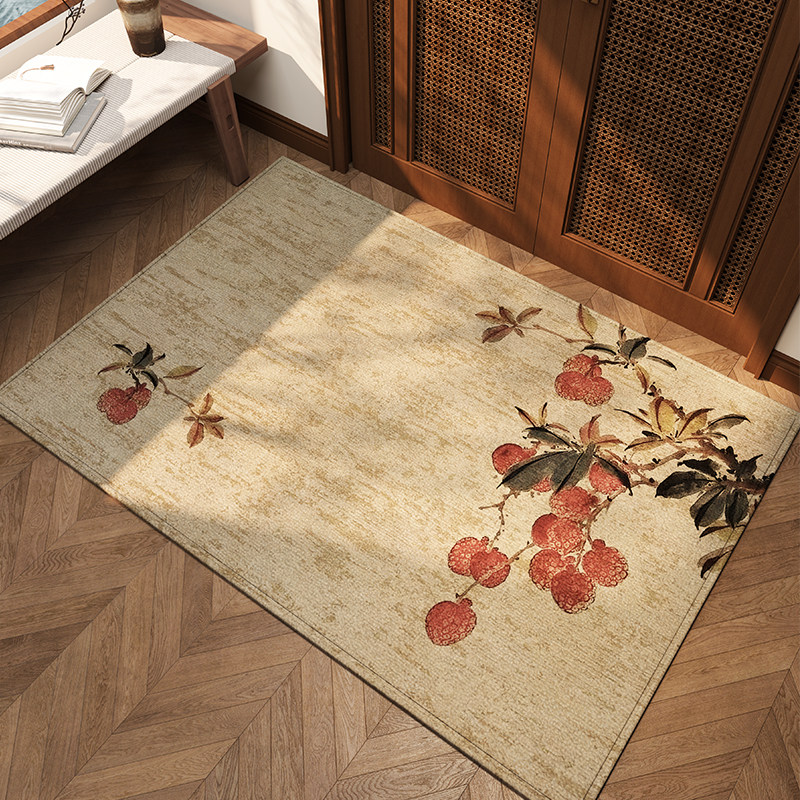 新款中式简约国风高级入户门地垫地毯进门垫防滑家用门口定制脚垫,淘宝优惠券,粉丝福利购,淘宝优惠卷