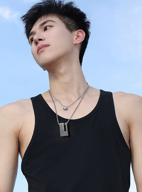 CalvinKlein男士幸运锁项链