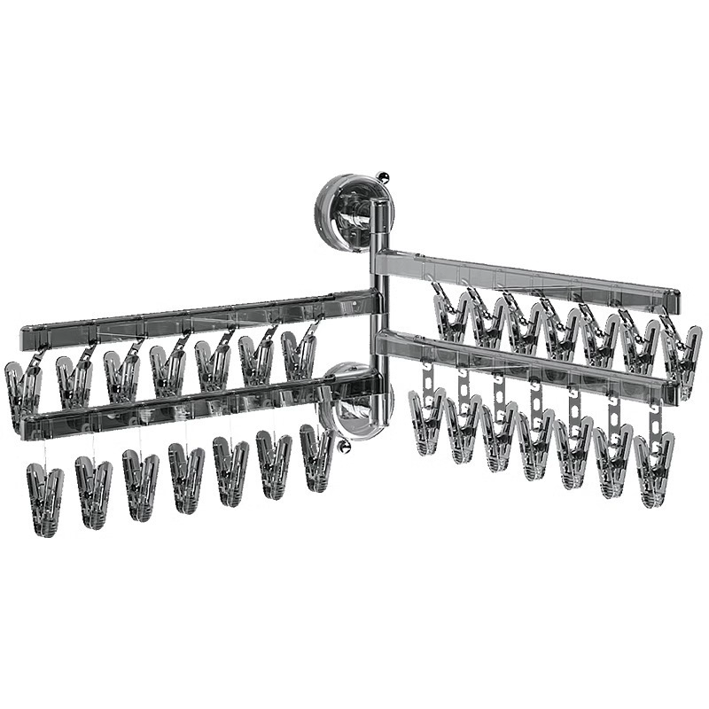 吸盘袜子晾晒架多夹子折叠家用阳台防风挂内衣内裤晾晒架子脸盆架,淘宝优惠券,粉丝福利购,淘宝优惠卷