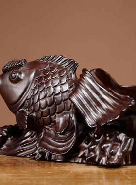 摆件实木雕刻客厅寓意工艺礼品