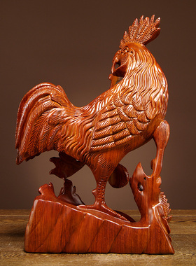 摆件雕刻十二生肖家居客厅工艺品