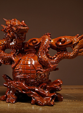 摆件十二生肖家居客厅雕刻工艺品