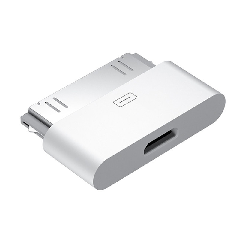 艾莱克适用于安卓转苹果4s转接头iPhone数据线转换头平板电脑ipad充电器Phone13数据线苹果12pro手机14充电器 - 图0