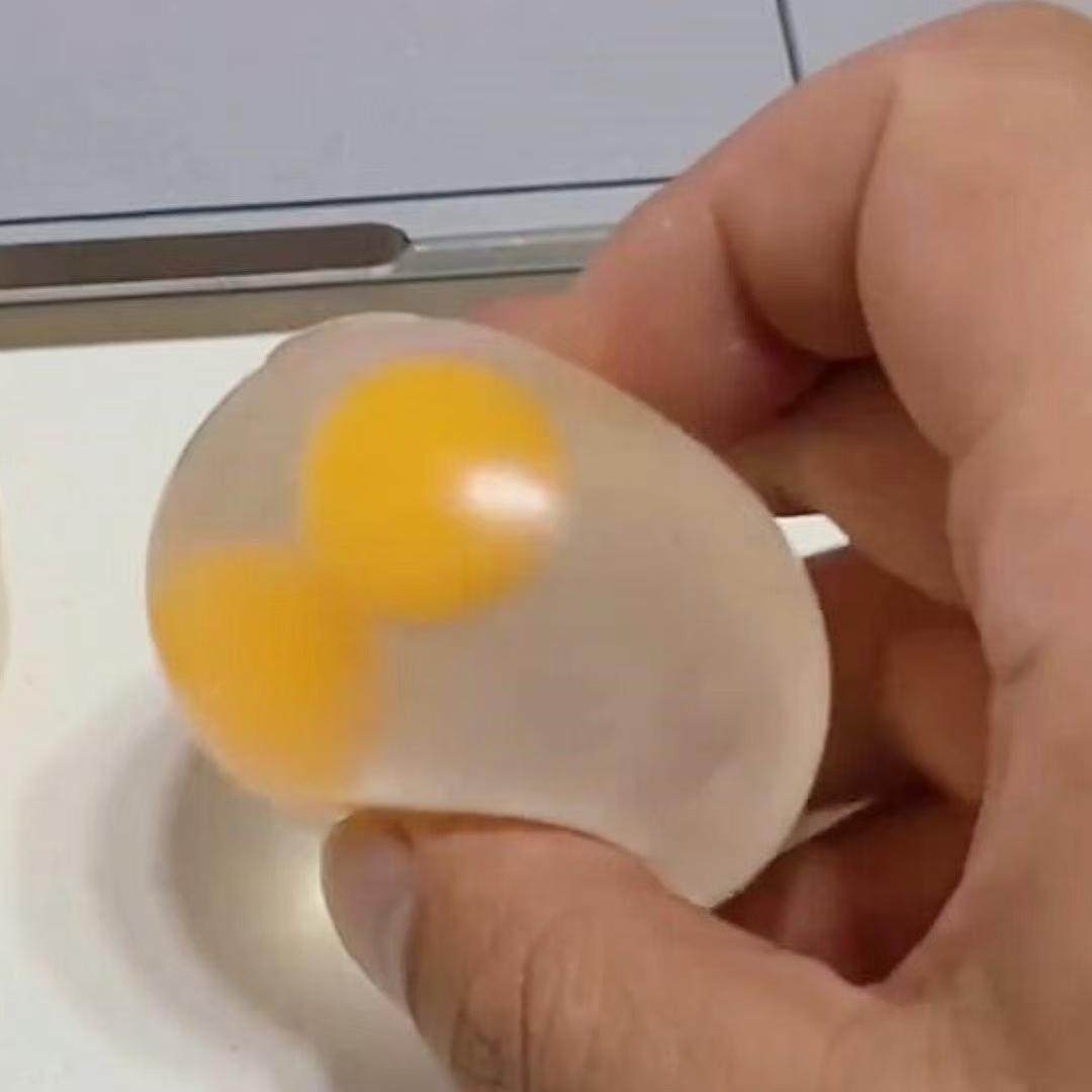 童年回忆仿真双黄鸡蛋水果水球捏捏乐粘手慢回弹解压玩具捏捏,淘宝优惠券,粉丝福利购,淘宝优惠卷