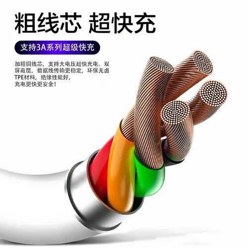 适用VIVOX60数据线33W瓦闪充vivo x60pro手机充电线奥赐原配快充线x60pro+原厂type-c盲插线游戏胶囊线 - 图2
