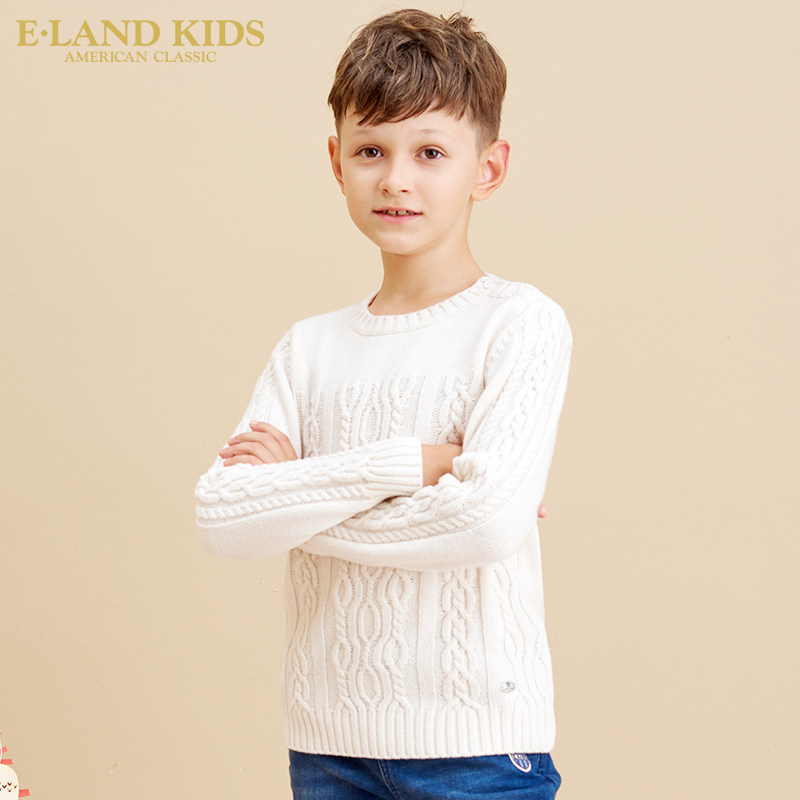 eland kids衣恋童装儿童校园风毛衣 elandkids衣恋毛衣/针织衫