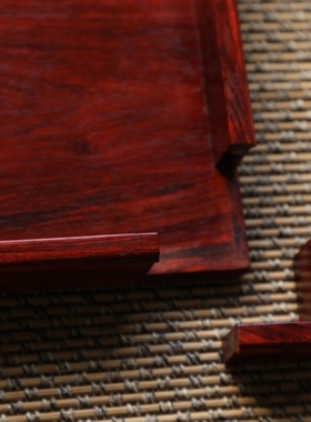 客厅印度小叶紫檀普洱茶盘中式