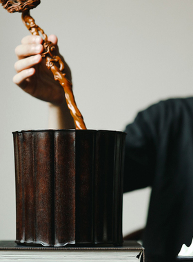 印度小叶紫檀木老料大葵口