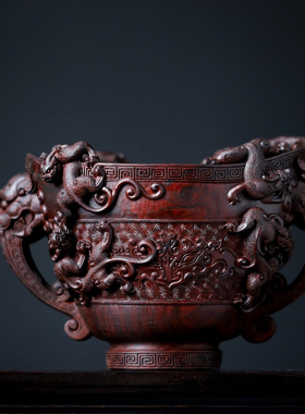 大爵杯摆中式印度小叶紫檀客厅