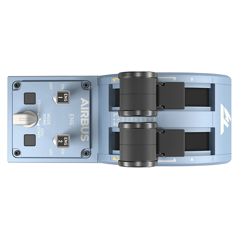 图马思特TCA节流阀 空客版 模拟飞行摇杆民航客机油门杆 操纵杆a320飞机模拟器airbus图马斯特Thrustmaster - 图2