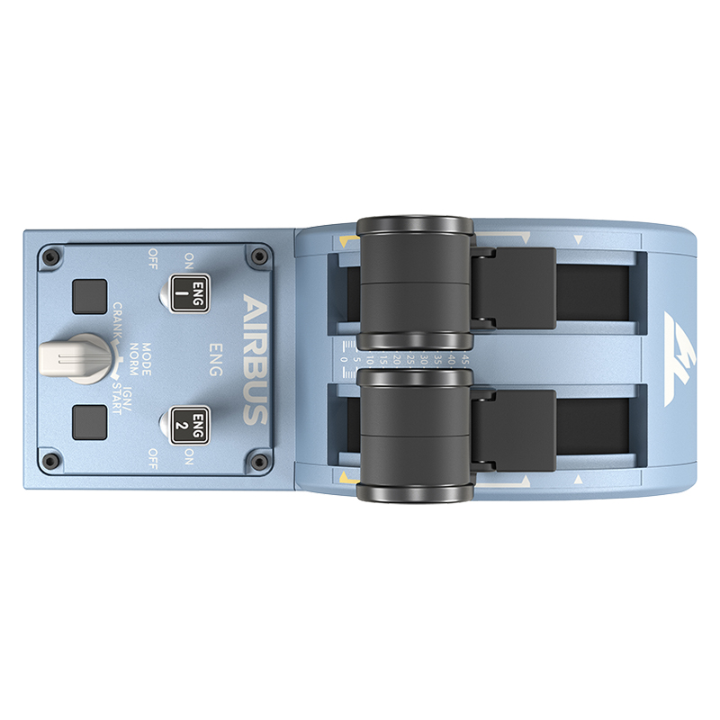 图马思特微软模拟飞行油门杆模拟器 TCA节流阀 空客版 飞行推进器A320 321图马斯特 Xplane12/11Thrustmaster - 图2