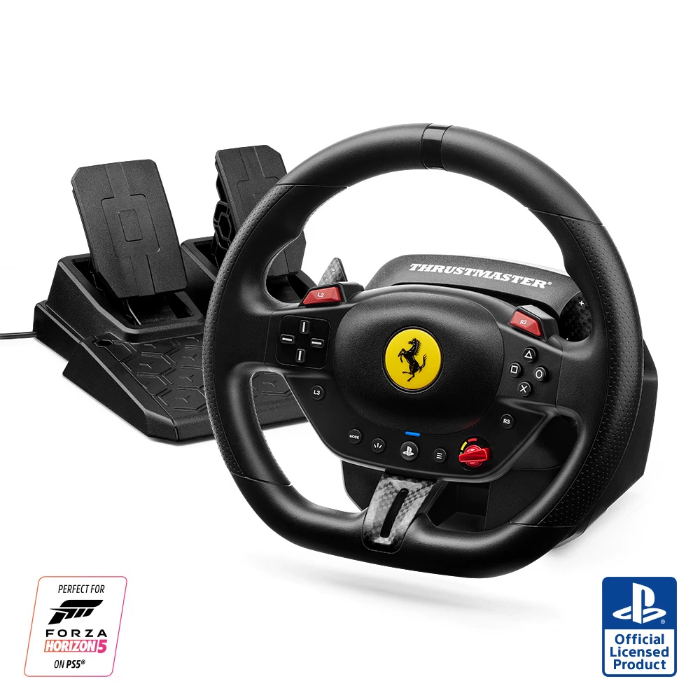 [Тхрумастер T98 Ferrari 296 GTB игровой руль F1 гоночный симулятор двойной педальный набор PS4/PS5/PC Горизонт5 Тумасстер автомобильный имитатор]
