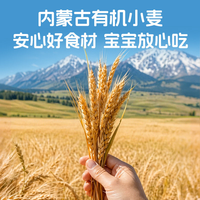 【小鹿蓝蓝_婴儿面条】宝宝6月+幼儿童蝴蝶碎碎面送无添加辅食谱