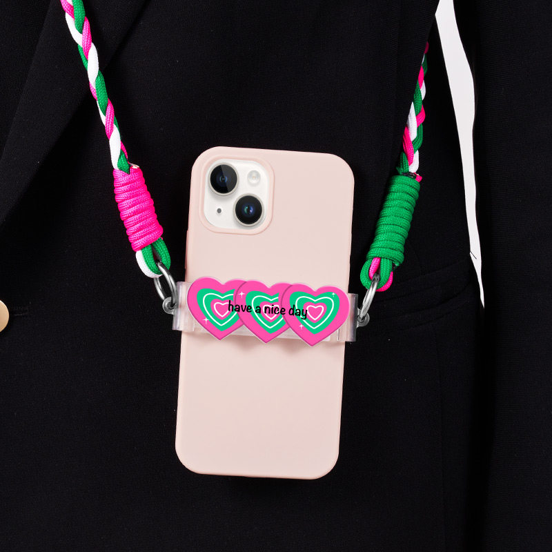 可拆卸手机背夹斜挎挂绳防摔可背原创卡通创意女款适用任何手机壳华为荣耀苹果配件防丢链条潮卡扣便携拉伸,淘宝优惠券,粉丝福利购,淘宝优惠卷