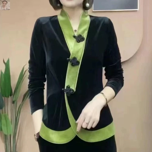 Весенний лонгслив, бархатный банный халат, куртка для матери, коллекция 2023