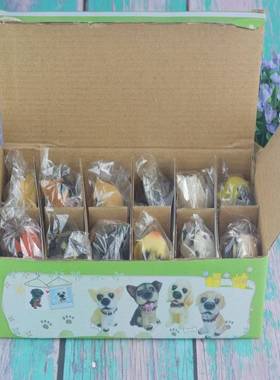 创意12名犬狗狗树脂摆件汽车用品家居装饰生日礼物商务开业礼品