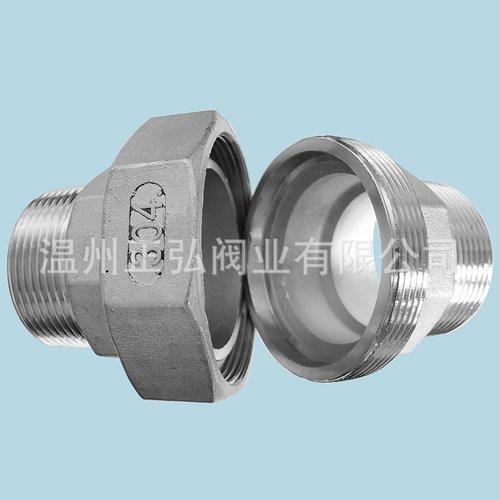 厂家现货 304不锈钢双外牙活节 1.5寸外丝活接头 DN40水管活接头 - 图0